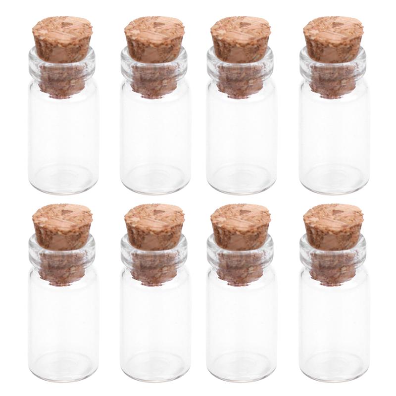 Mini Message Jar 25 Pcs Clear Small Mini Glass Jars with Cork Stopp... – Vicedeal