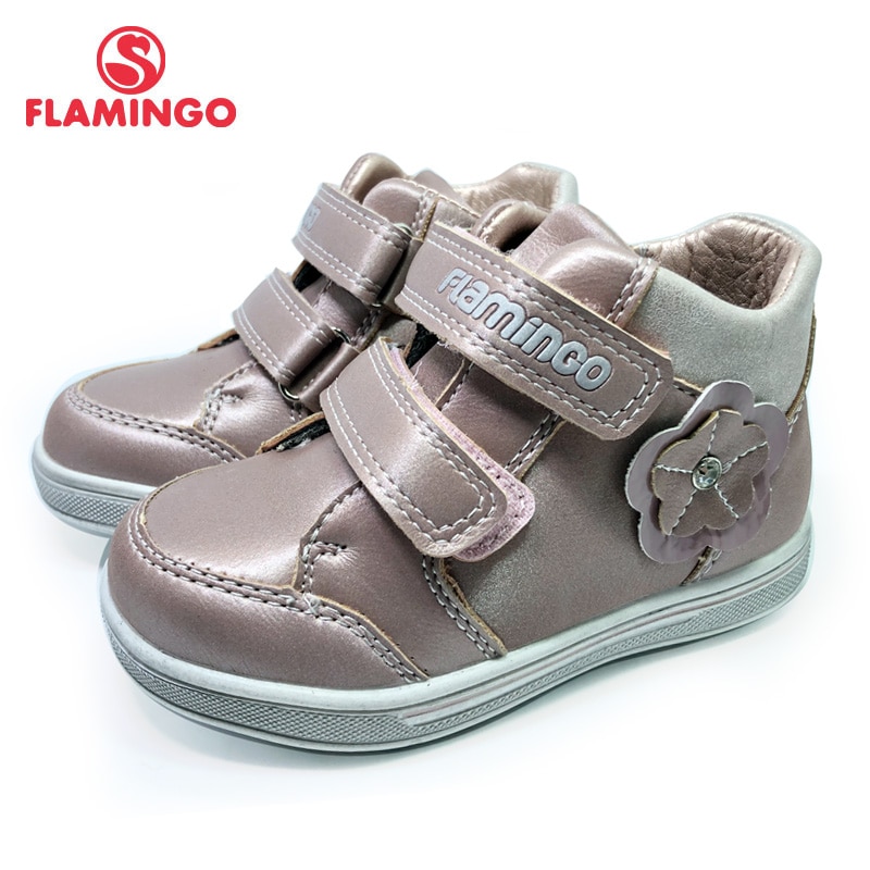 Flamingo Herfst Vilt Roze Kids Laarzen Maat 22-27 Anti-Slip Shose Voor Meisje 202B-Z5-2045