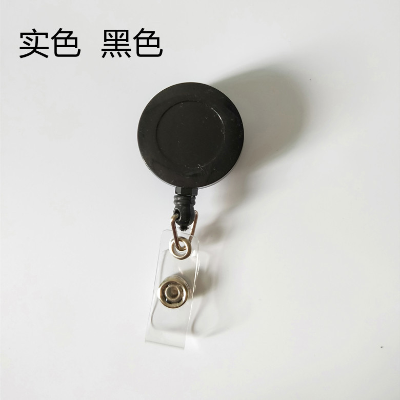 Intrekbare badgehaspel Medische werknemer Werkkaart Clip Arts Verpleegkundige ID Naamkaart Display Tag Personeelskaart Badgehouder Accessoires: Marineblauw