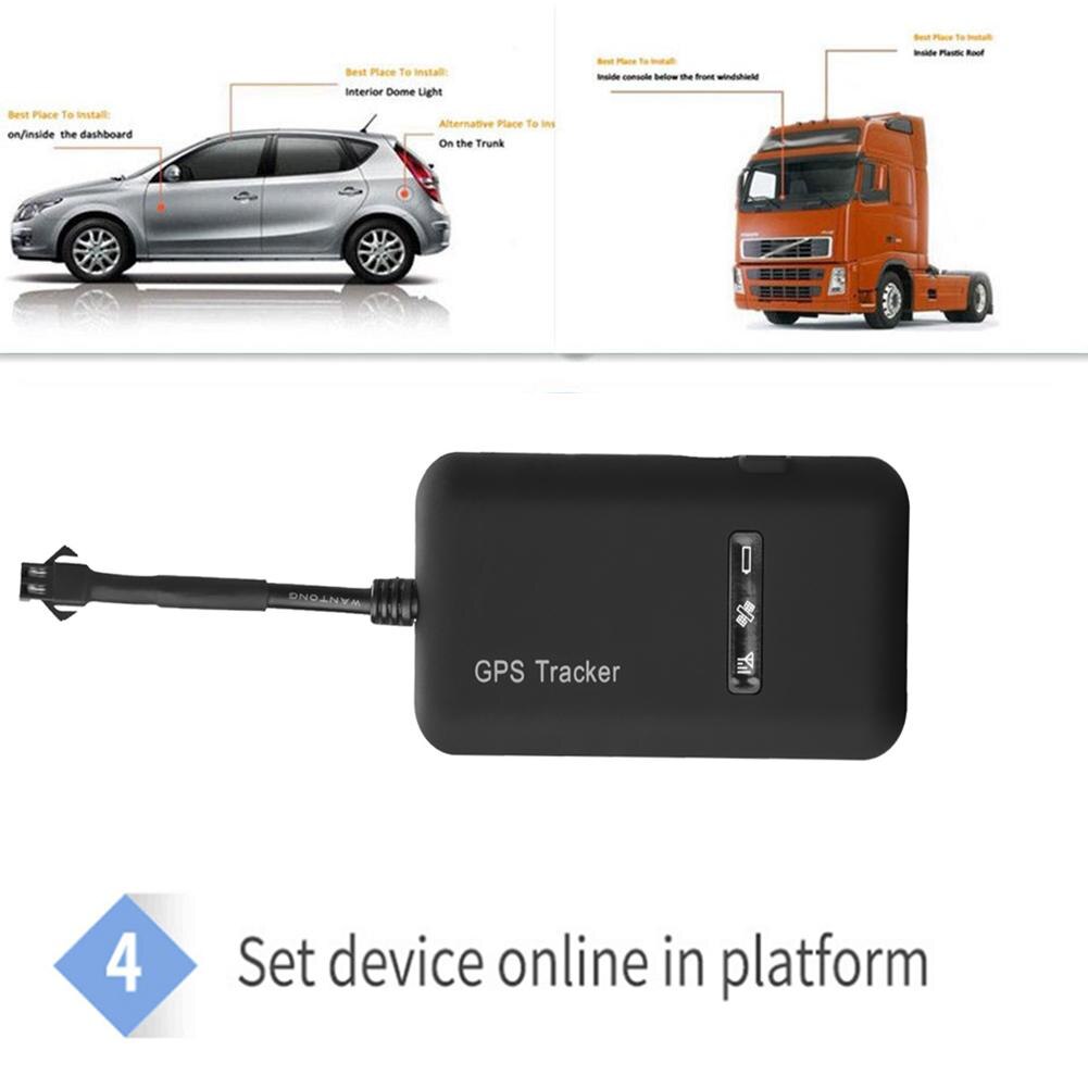 Localizador GPS GT02A para coche, localizador GPS para cortar combustible, rastreador GPRS SMS GSM para coche, 12-36V, seguimiento en tiempo real de Google Maps, aplicación gratuita
