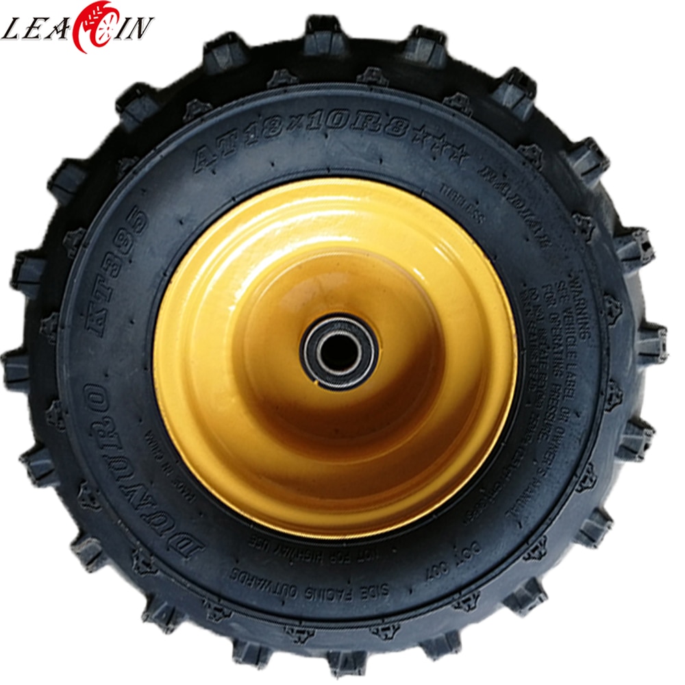 18x10-8 Herringbone pattern Off road ATV tire tubeless golf cart wheel