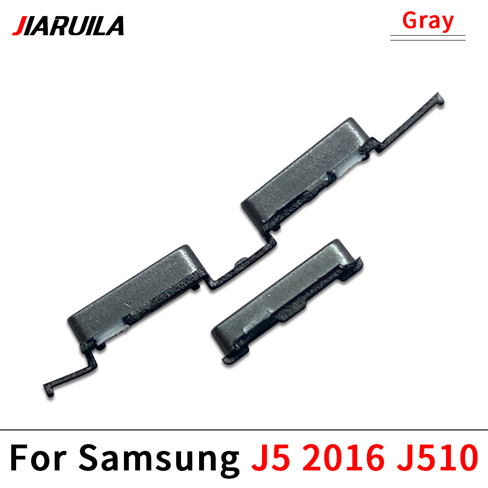 50 stk. av/på-knapp + volumknapp på siden til samsung  j5 j510 j2 j3 j600 j810 j500 j700 j7 j7 metal  j710 j7 neo: Mørke blå