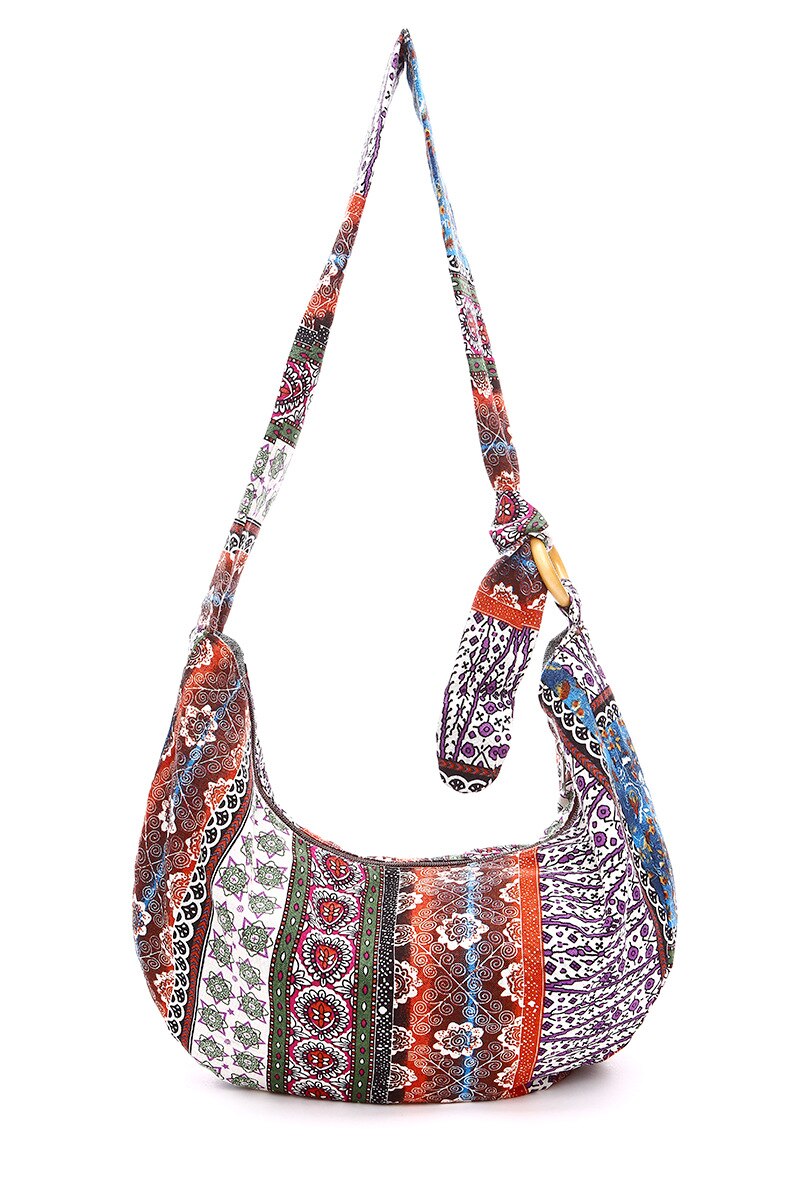 Bolso cruzado de estilo nacional para mujer, bandolera de hombro, a la: picture