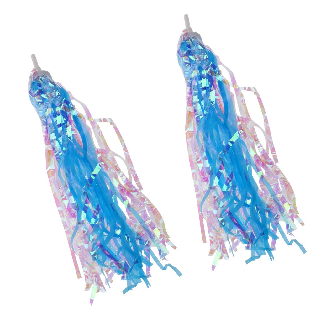 2 uds bicicleta triciclo niñas manillar Streamers borlas Retro niños bicicleta manillar accesorios de decoración