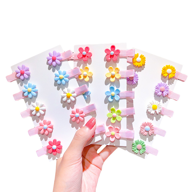 Mini mignon coloré fruits dessin animé animaux pinces à cheveux pour filles tête bijoux pince cheveux accessoires 4*2cm/1 pièces mignon épingle à cheveux