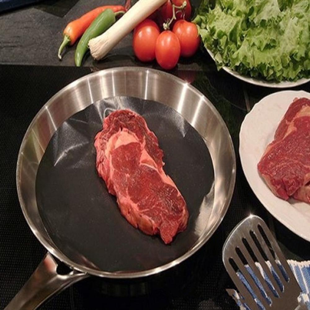 Non-stick bbq matta grill mesh pad bbq lock värmebeständig temperatur grill hög återanvändbar rund resistent pad tvättbar