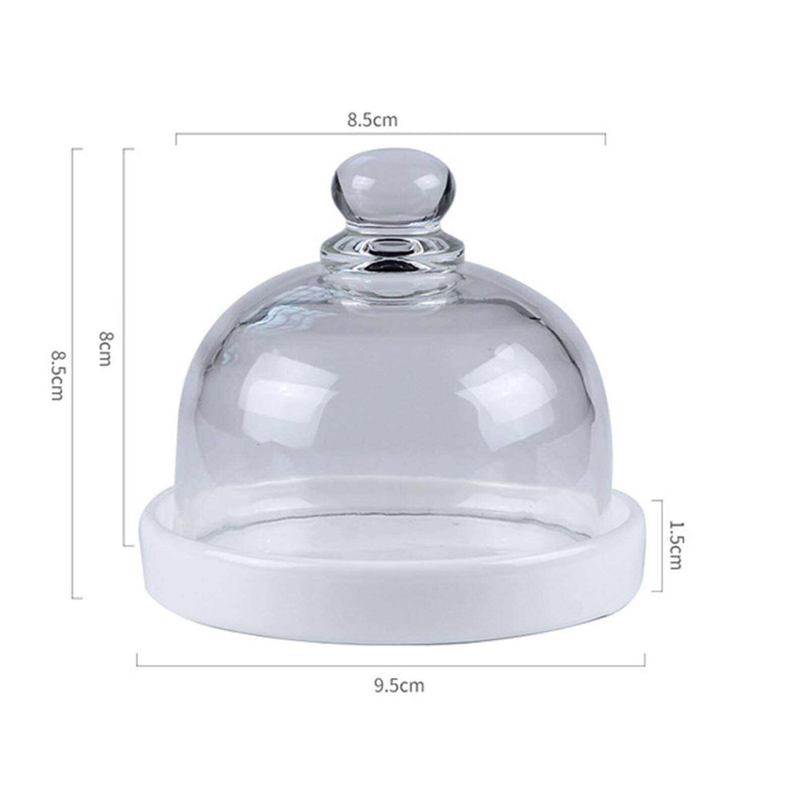 Plateau à gâteaux avec couvercle en verre, multi-usages, Mini assiette à Dessert, plateau d'affichage de gâteaux pour tenir les gâteaux, jaune d'œuf, croustillant