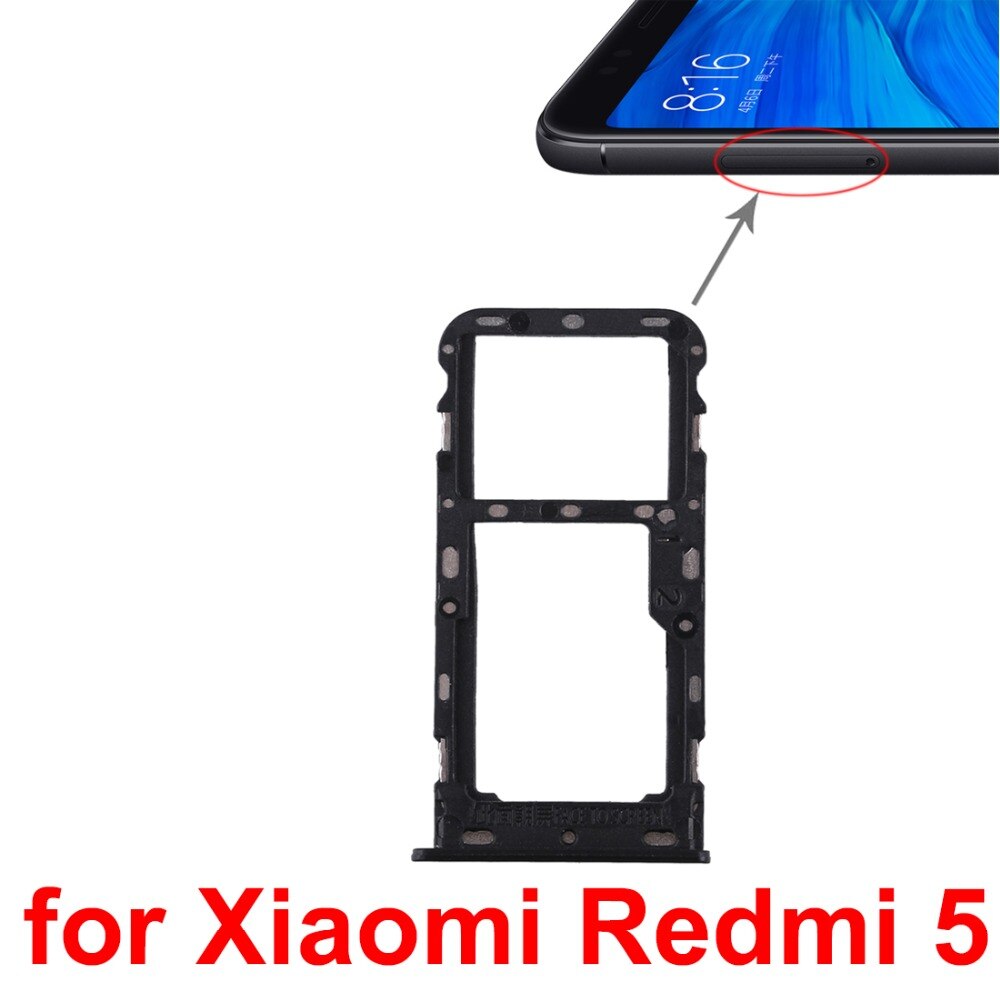 SIM Card Tray\Micro SD Card Tray For Xiaomi Redmi 5\Redmi 5A