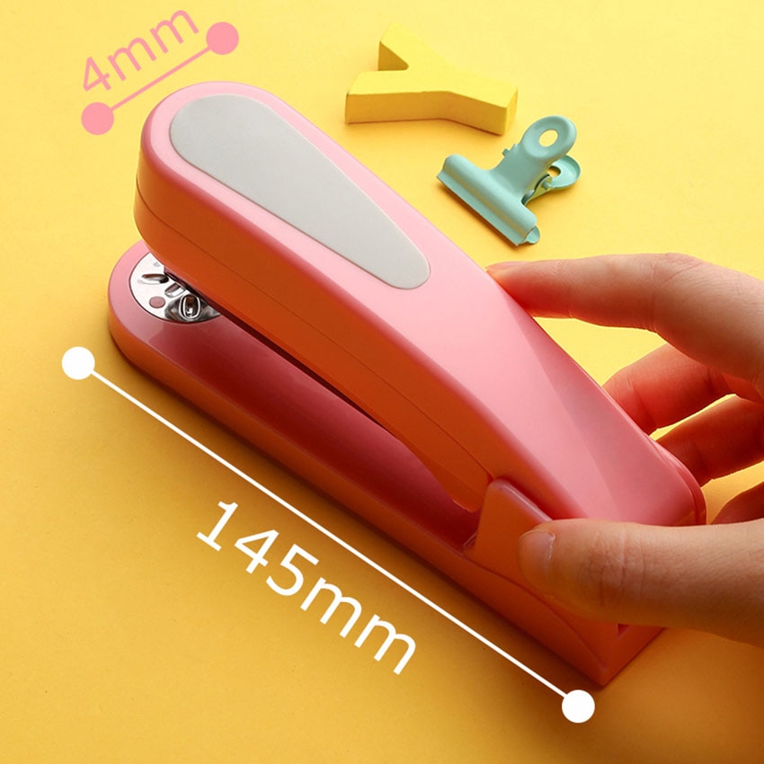 Grapadora multifuncional con rotación de 360 grados, grapadora de encuadernación de costura central de 9cm, grapadora de datos de archivo de encuadernación de estudiantes de oficina, uso de grapas 24/6