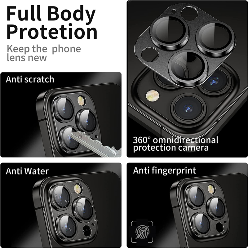 Metall Kamera Objektiv Glas Schutz für IPhone 14 13 15 Profi Max 12 Mini 14 Plus 14Profi 13Profi 15Profi i15 Glas Objektiv Abdeckung Zubehör