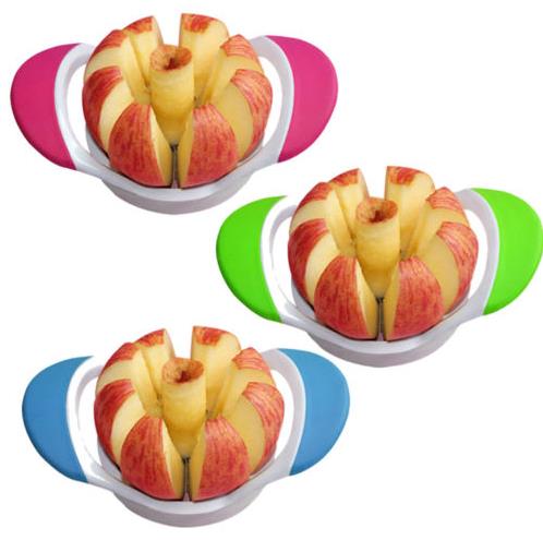 Køkken rustfrit stål æble pære skiver corer frugt kileskærer skillevæg let segmenter paring knive spisebar værktøj skrælle: Multi