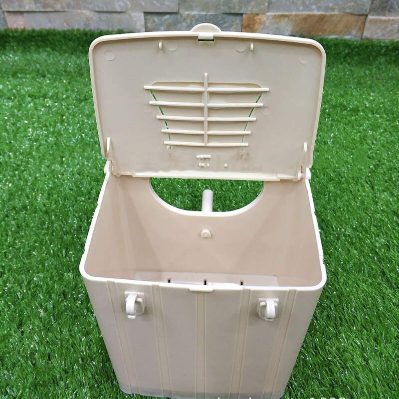 Plastic Bird Breeding Nest for Birds Sugar Glider Nesting Box Outside Inside Cage Hanging Washable Sturdy Cage Accessories