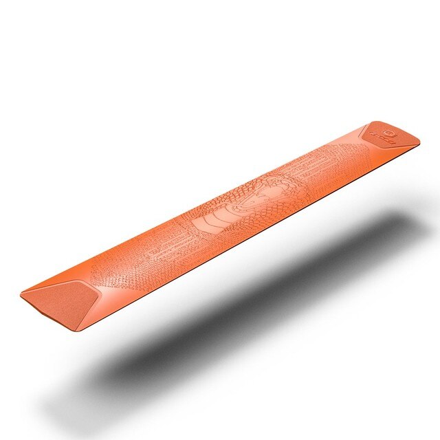 Bike Bicycle Universal Frame Protection Sticker Cover Guard Silica Gel Frame Lower Tube Sticker Protector Silicone Sheet 40.2x6: Snake orange