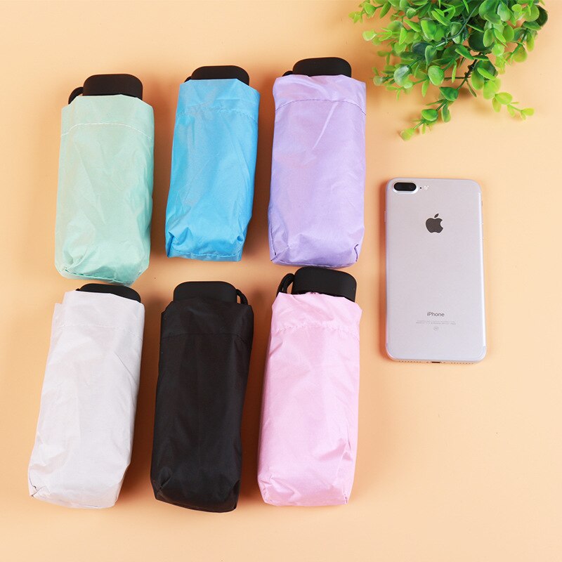 Mini 5 Folding Umbrella Rain Women Parasol Cute Umbrella Parapluie As Novelty Protection Windproof Folding Umbrella
