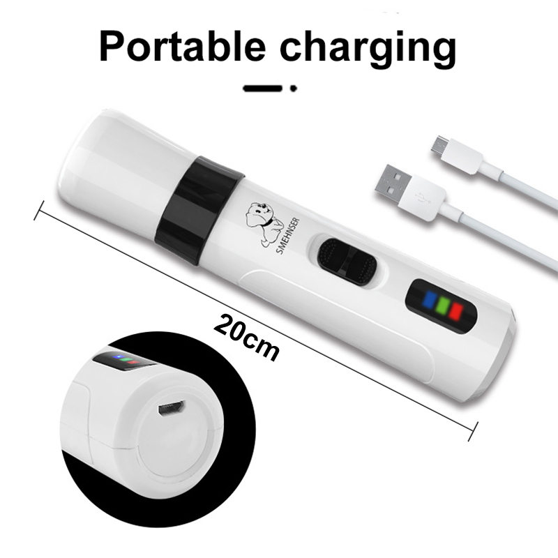 Painless Cat Dog Nail Clippers Paws Nail Claws Cutter Electric Pet Nail Grinder Grooming Trimmer Accessories USB Rechargeable