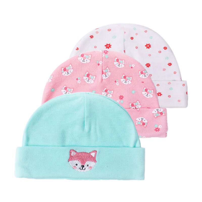 baby hat boy girl cotton born newborn baby hat child baby hat 0-6M: HP3012