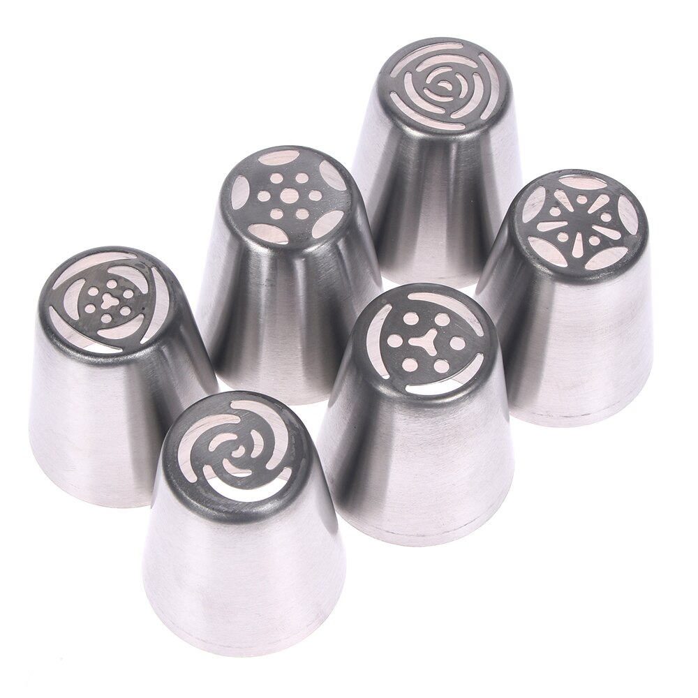 1Pc Diy Russische Gebak Cake Icing Piping Decorating Nozzle Tips Bakken Gebak Gereedschap Cake Bakken Gereedschap Keuken Bakken Nozzles set