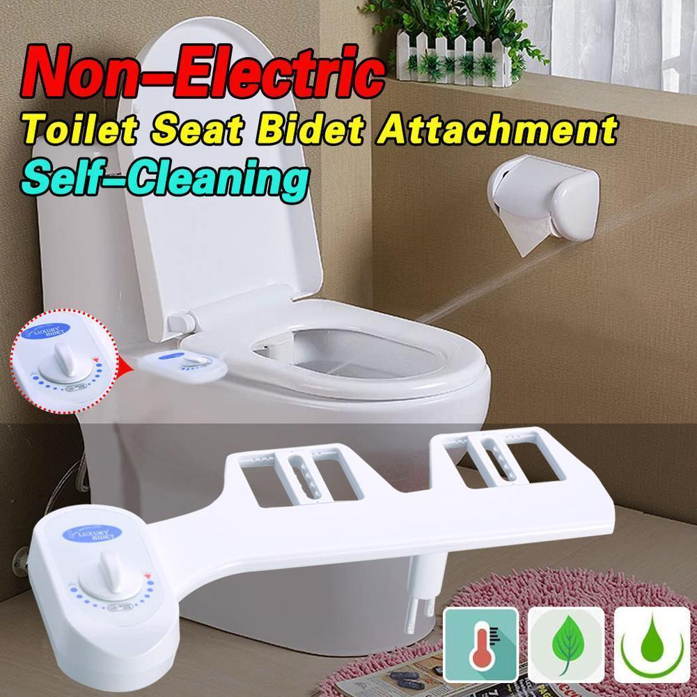 1Pcs Toiletbril Bidet Toilet Seat Cover Kraan Eenvoudige Bidet Schoon Spuit Seat Anale Douche Toilet Seat Cover N9F1