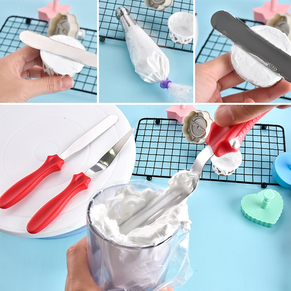 Bakgereedschap 35 -delige taartdecoratieset decoratiegereedschap monddecoratie taart draaiplateau