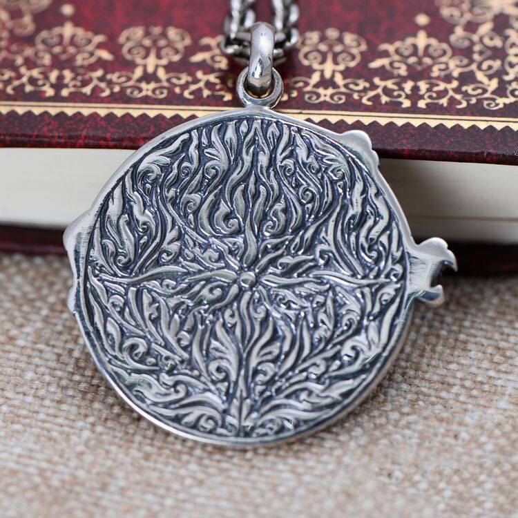 Collier pendentif Dragon tigre 100% argent 925 fait à la main, amulette 925 Sterling Fengshui Taichi Yinyang porte-bonheur