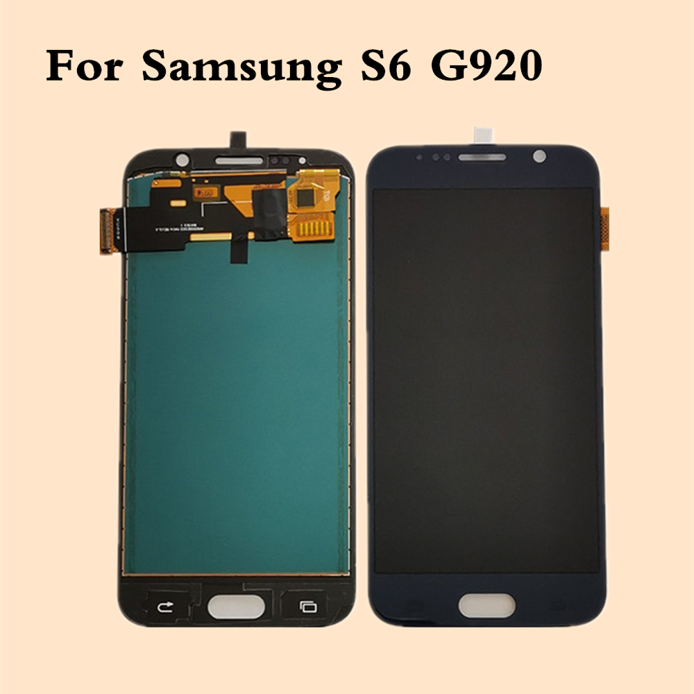 Lcd Voor Samsung Galaxy S6 Screen Voor SM-G920F Lcd-scherm Touch Digitizer Voor Samsung S6 G920 Lcd Display Vervanging Voor SM-S6