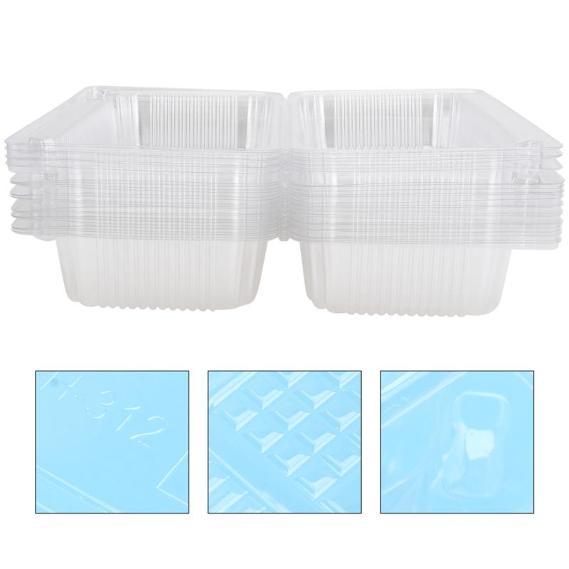 25pcs Disposable Dessert Packaging Box Convenient Practical Cake Box Dessert Box