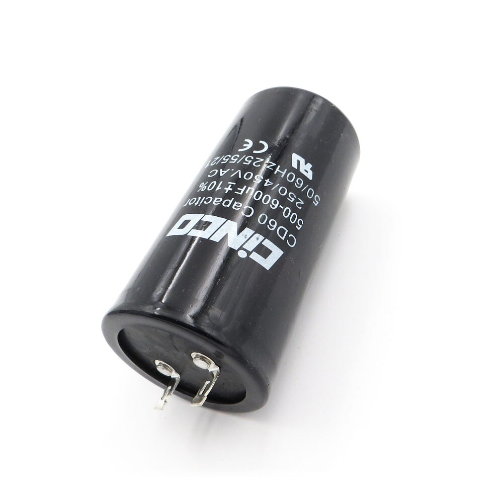 500-600uF 250-450V AC Appliance Motor Start Run Capacitor CD60 Air Compressor Capacitors Heavy Duty Electric Motor Starting