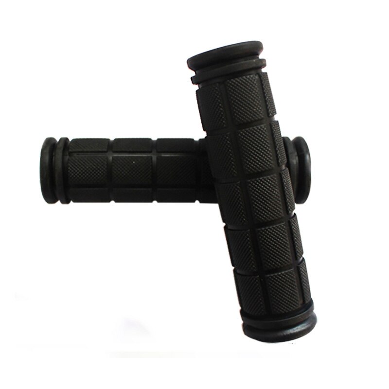 1 par de empuñaduras de manillar de bicicleta antideslizantes, empuñaduras de manillar de bicicleta, cubiertas de goma, piñón fijo, BMX, MTB, accesorios para bicicleta de montaña: Negro