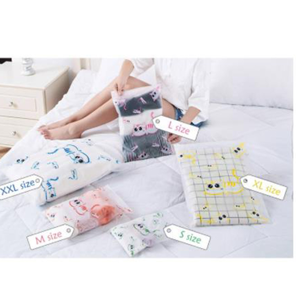 Søt katt reise vanntette klær gjennomsiktig oppbevaringspose liten myntveske reise liten tøyveske reisetilbehør