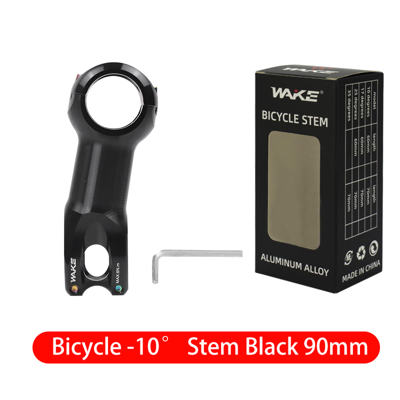 Wake Road Bike Bicycle Accessories Stem Handlebar Stem 31.8mm 10 Degree Aluminum Alloy Lightweight for Cycling Silver Stem: green