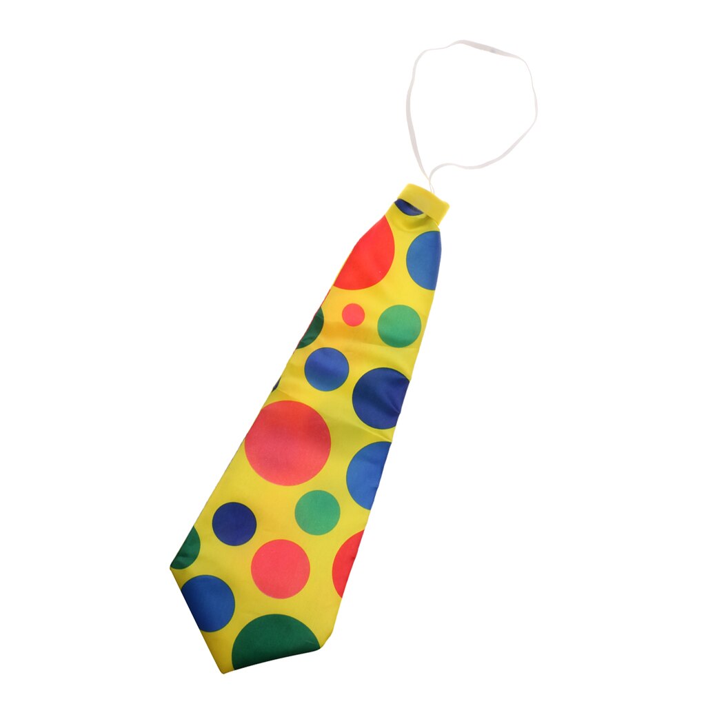 Giant Clown Tie Party Tie Maxi Harlequin Tie Fool Carnaval Tie