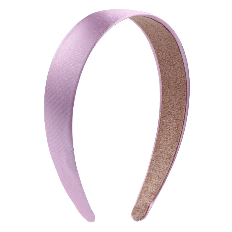 1 Pc Popular Lady Solid Satin Hair Band Plain Alice Headbands For Girls 1Inch Width Ribbon Headband Sales DIY Hair Accessori