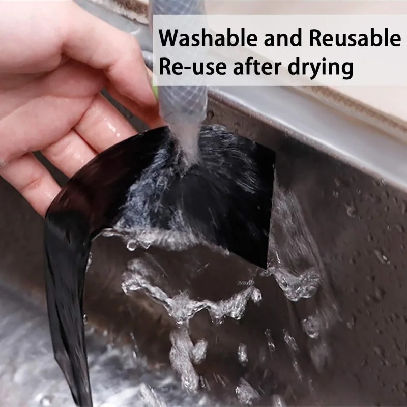 Nano Carbon Fiber Car Adhesive Tapes DIY Paste Strip Auto Door Sill Side Mirror Anti Scratch Stickers Waterproof Protection Film