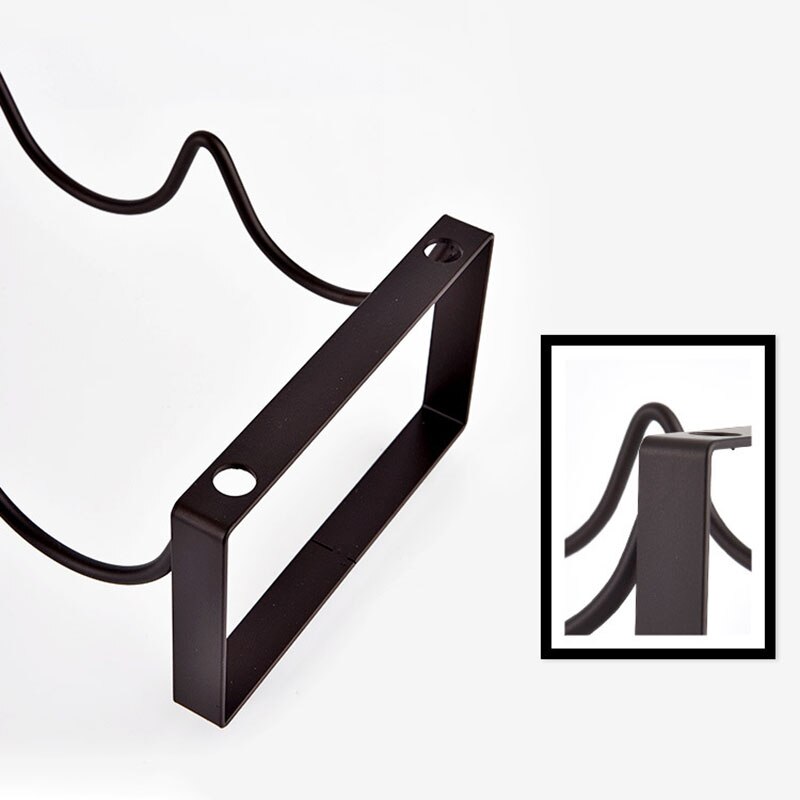 Red Wine Rack European Style Wrought Iron Restaurant Decoration Wine Frame Stacking Wine Bar Bottle Home Storage Rack