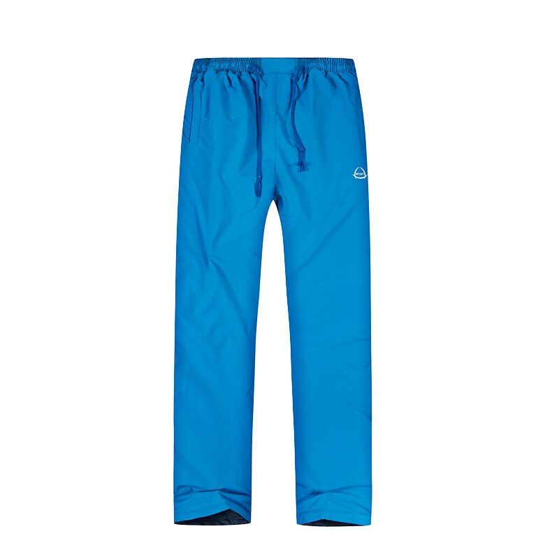 Vrouwen Ski Broek Merken Outdoor Sport Bretels Broek Mannen Winddicht Waterdichte Warme Winter Sneeuw Snowboard: Blue / 170