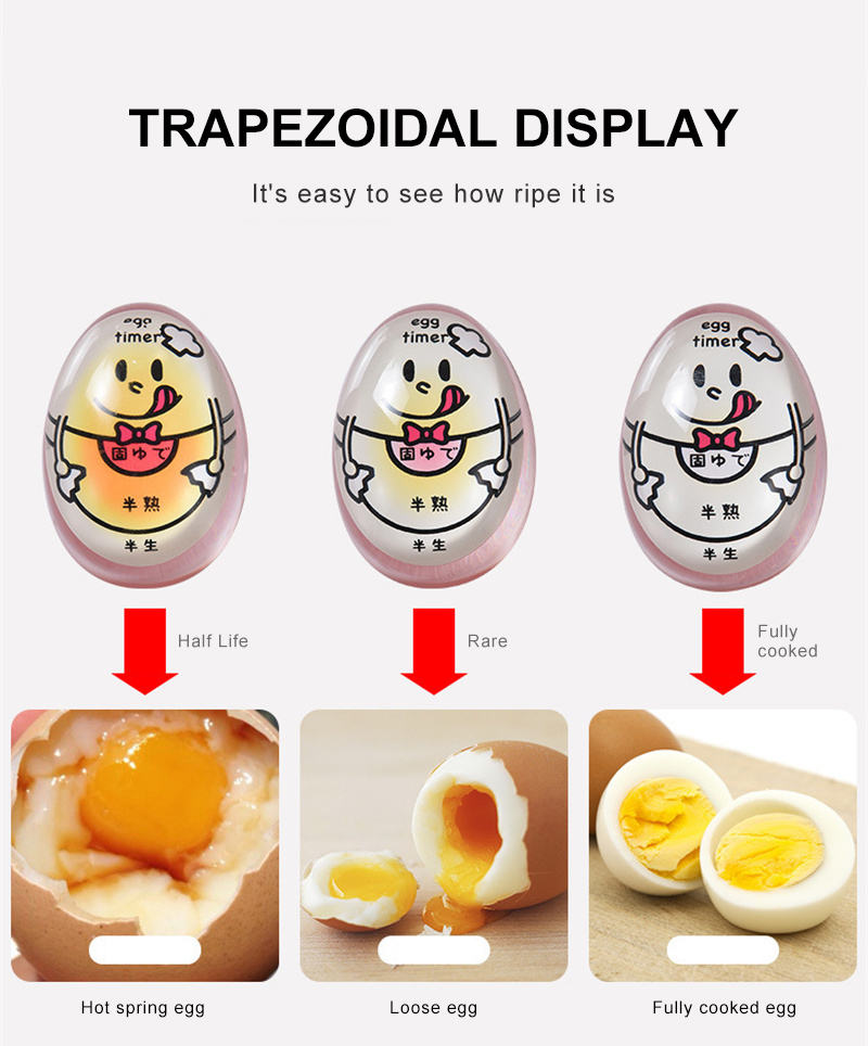 Kitchen Egg Timer Warmte Gevoelige Boiled Egg Timer Spring Egg Soft Egg Observer Kitchen Good Things