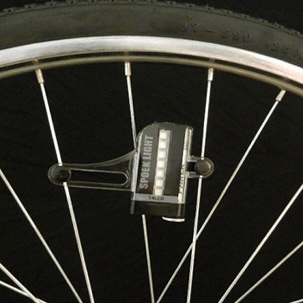 25 #14 LED Motorrad Radfahren Fahrrad Fahrrad Rad Signal Reifen Speichen Licht 30 Änderungen