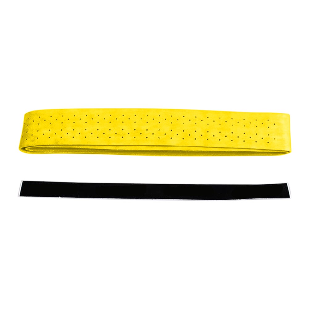 Raqueta de bádminton sobregrips antideslizantes sudor cinta absorbido secreto Anti-slip de Béisbol Softbol raqueta mango de goma de agarre envoltura banda: Amarillo