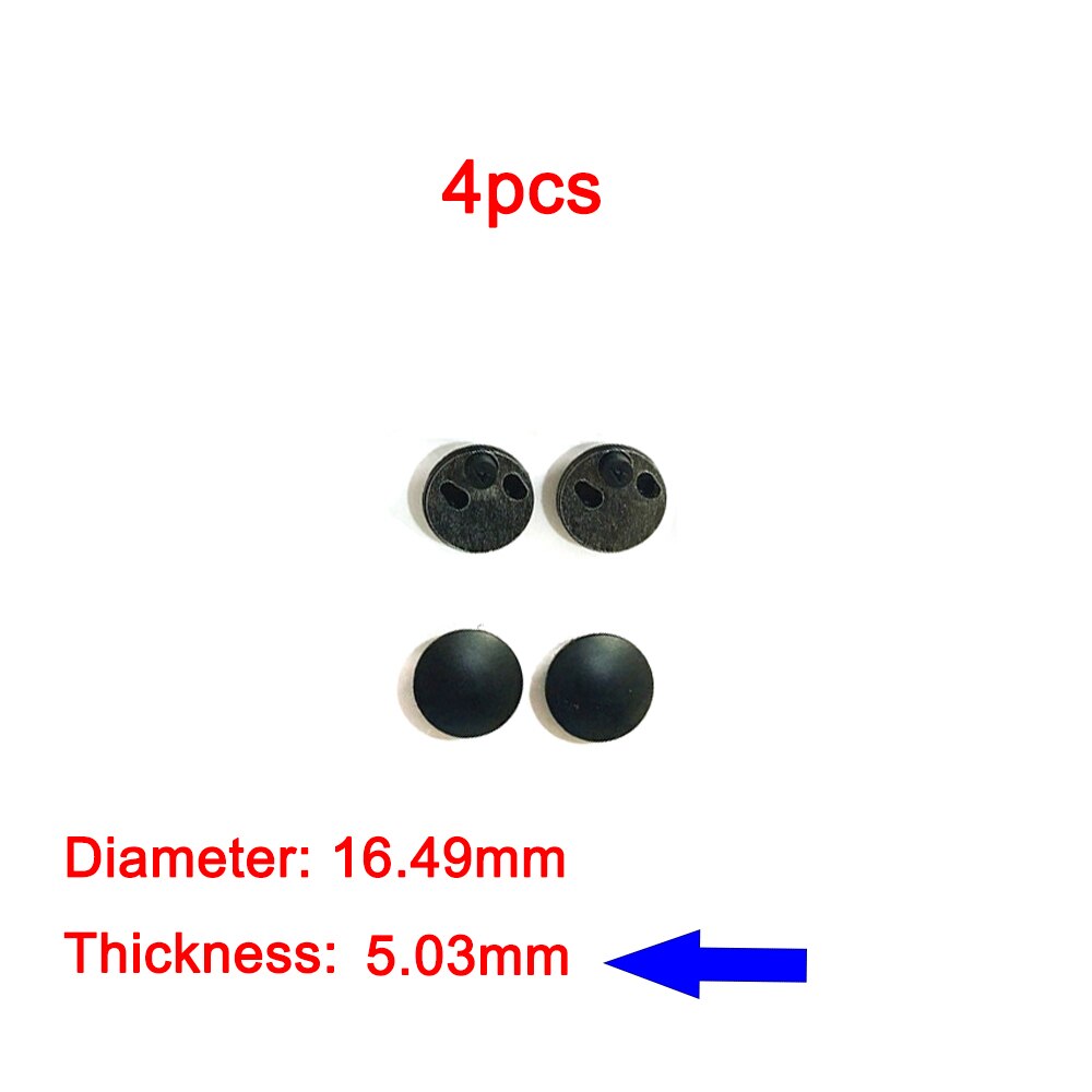 Notebook computer feet for DIY Dell MSI Lenovo ASUS acer HP laptop bottom shell rubber feet Foot pad diameter 16.49mm: 5.03 4pcs