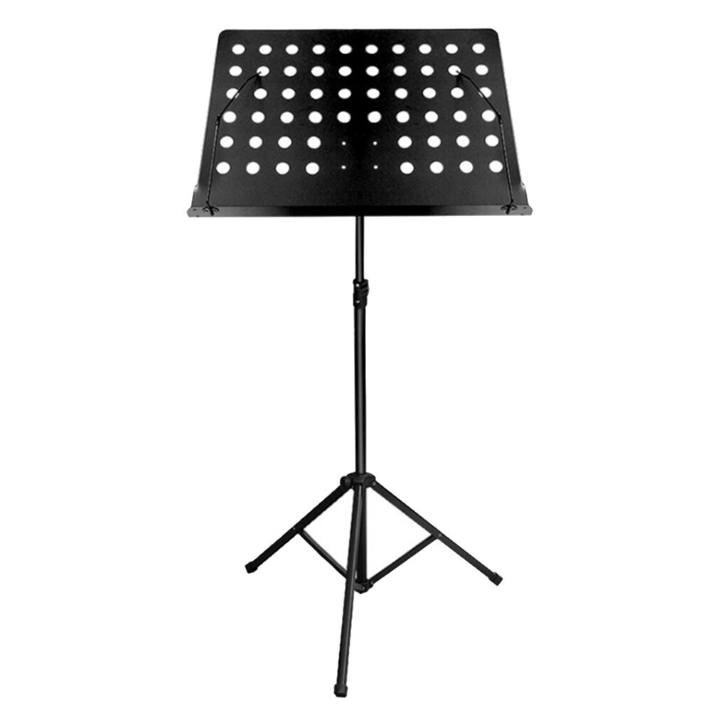Heavy Duty Orchestral Conductor Sheet Music Stand Holder w/ Stable Tripod Foldable Instrument Books Stands Tabletop Desktop
