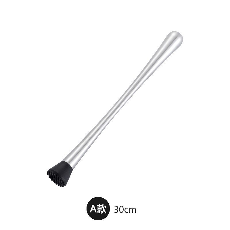 DIY Bar Tools Stainless Steel Crush Stick Tamper Mojito Wine Mixing Stick Cocktail Muddler Shaker Crushing Hammer Fruit Muddler: A