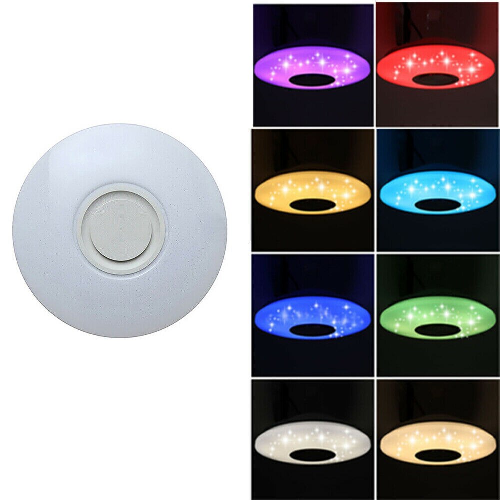 Dimmable Smart Music LED Ceiling Lights RGB APP Remote Control Bluetooth Ceiling Lamp Modern ceiling+lights Bedroom Lamps