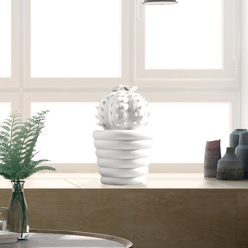 Scandinavische eenvoudige huisdecoratie ornamenten woonkamer tv-kast veranda wijnkast simulatie cactus display