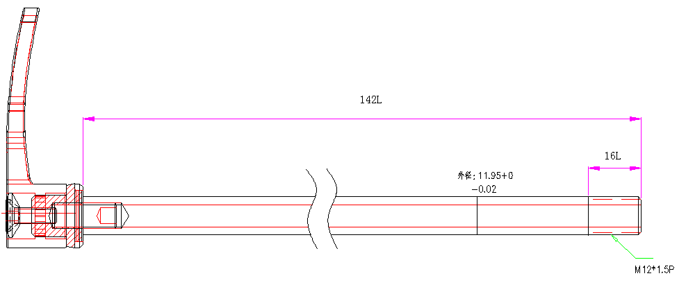 Brand Road Cyclocross Bike Fork Axle Thru-axle 100mm * 12mm For Front Fork