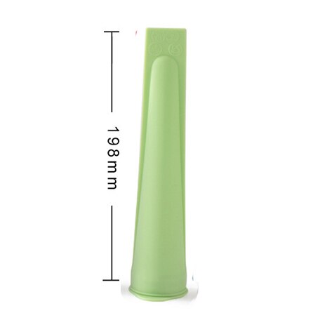 Home-Made Ice Cream Molds for Children's Cute Silicone Frozen Ice Cube Set for Making Ice Cream Sorbet Popsicle Kitchen Tools: green