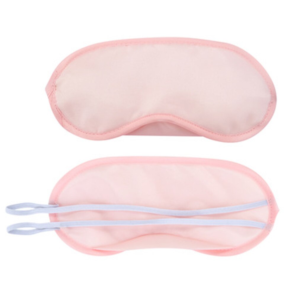 1pcs Mooie Eenvoudige Slaap Maskers Oogmasker Reizen Slapen Rest Slaapmiddel Masker Eye Shade Cover Comfort Blinddoek Shield: Pink