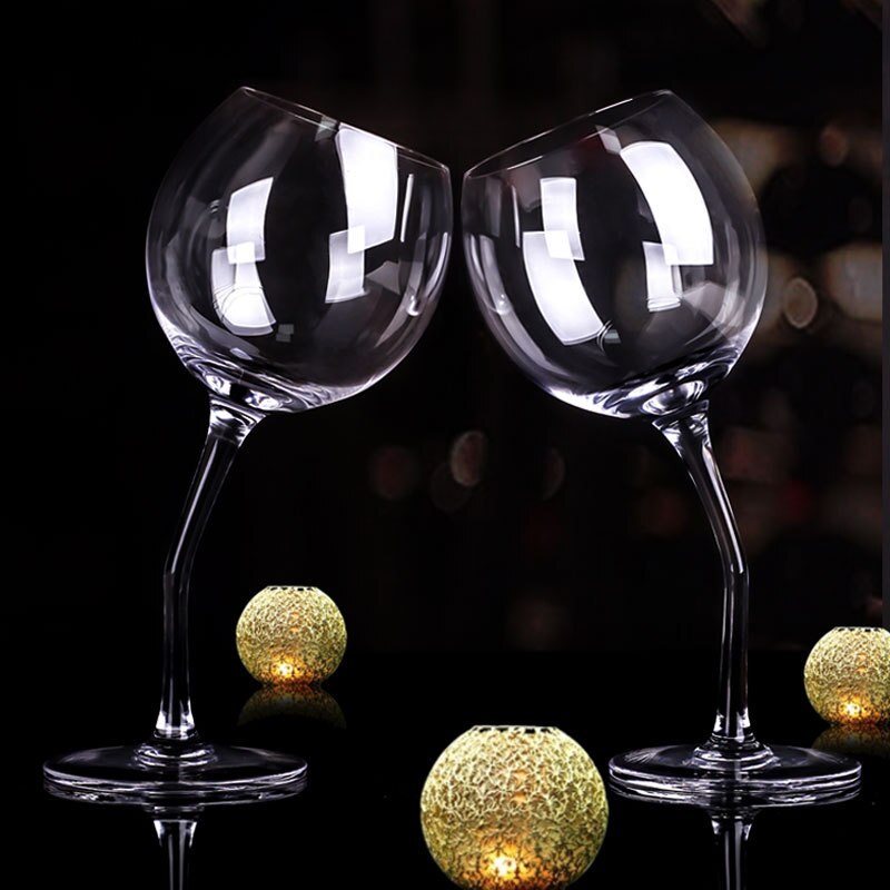 Copa de cristal de copa de vino tinto, copas de champán burdeos, para bodas, fiestas de cumpleaños, 2 uds., 300ml