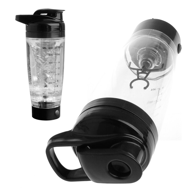 VFGTERTE 1PC 600ml Eiwit Shaker Plastic Waterfles Sport Afneembare Vortex Mixer Cup Home Office Drinkware