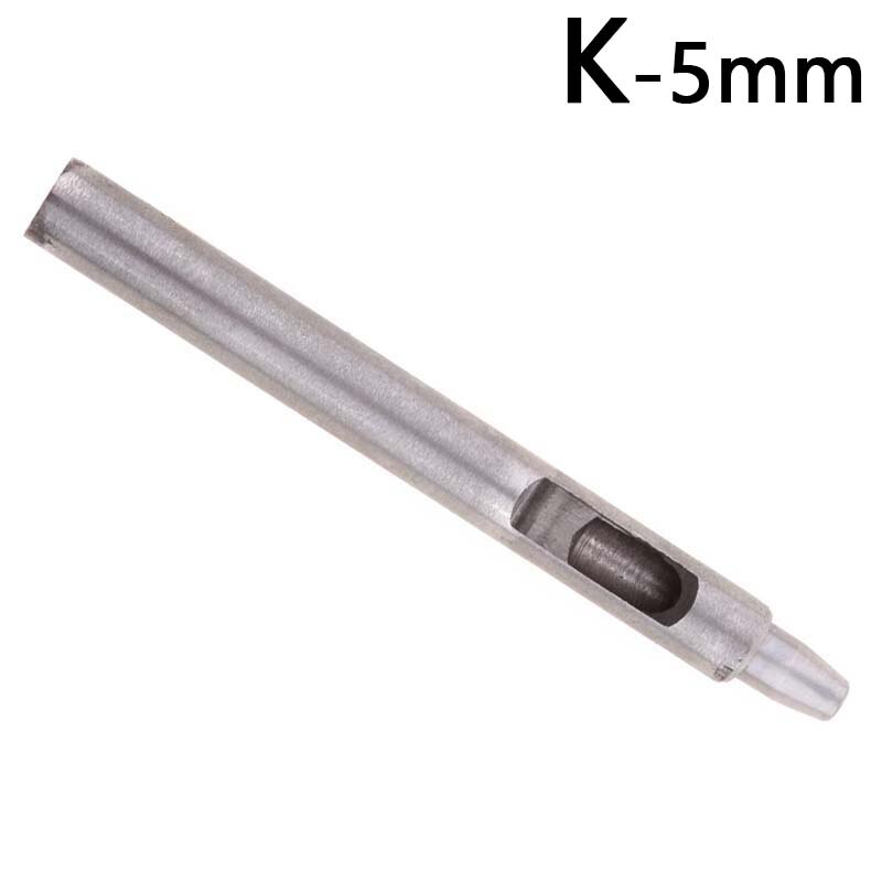 1PC Round Hollow Punch Leather Craft Punch Tool Hollow Hole Punch Cutter Tool for Watch Bands Belts Canvas Paper 0.5-5.5mm: K