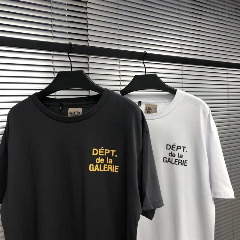 1:1 Hoge Gallery Dept T-shirt Mannen Vrouwen Katoen Zomer Casual Gallery Dept Top Tees T-shirts